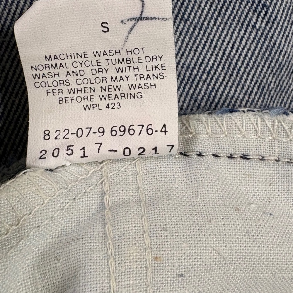 Vintage Levis 517 Orange Tab Jeans Mens 40x24 Dark Wash Made in USA Bootcut - Picture 5 of 12